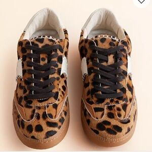 DOLCE VITA /  NOTICE Sneakers / Leopard / GENUINE CALF HAIR/ NEW / 9 / $150